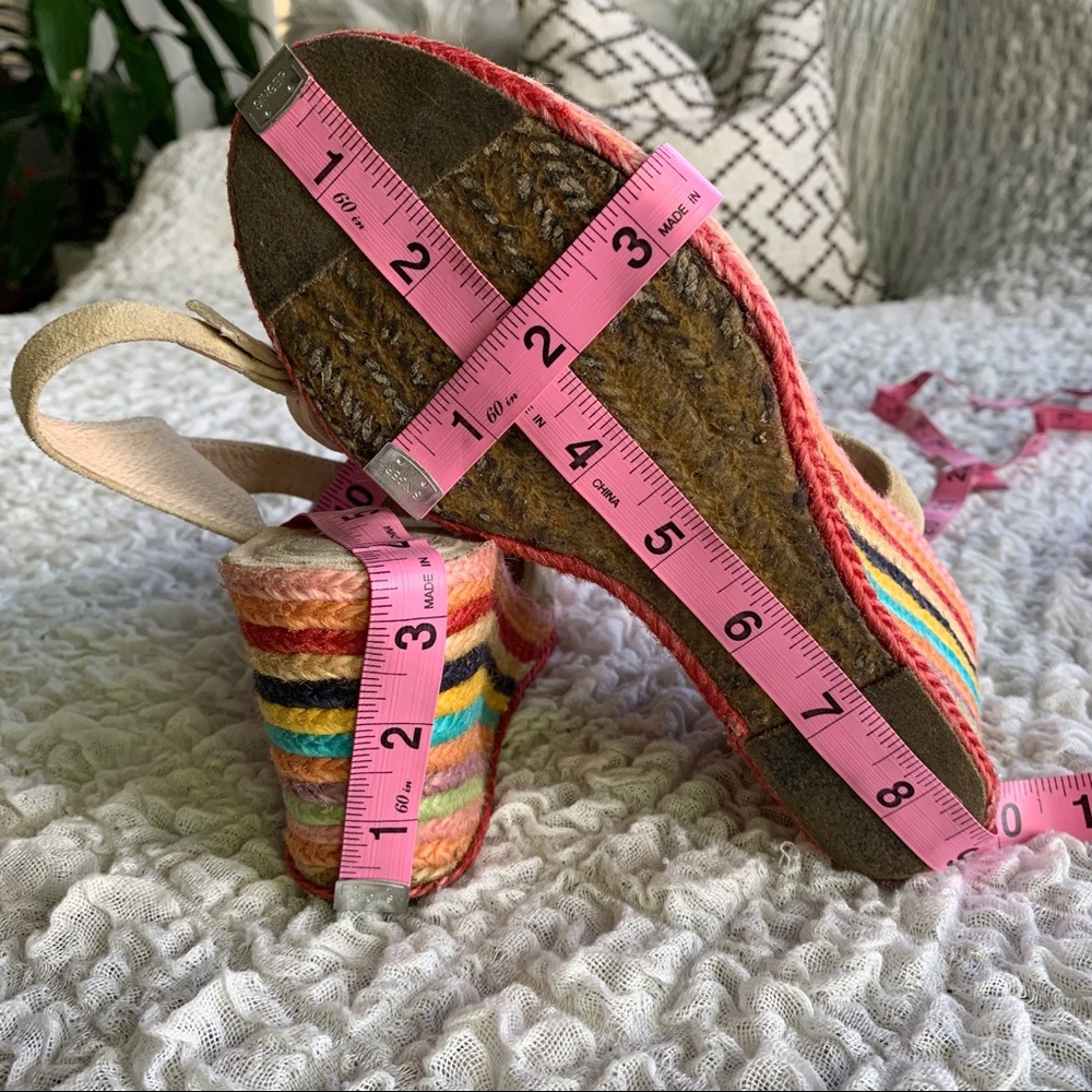 Palomitas Boho Rainbow Stripe Espadrille Sandals - Picture 8 of 9